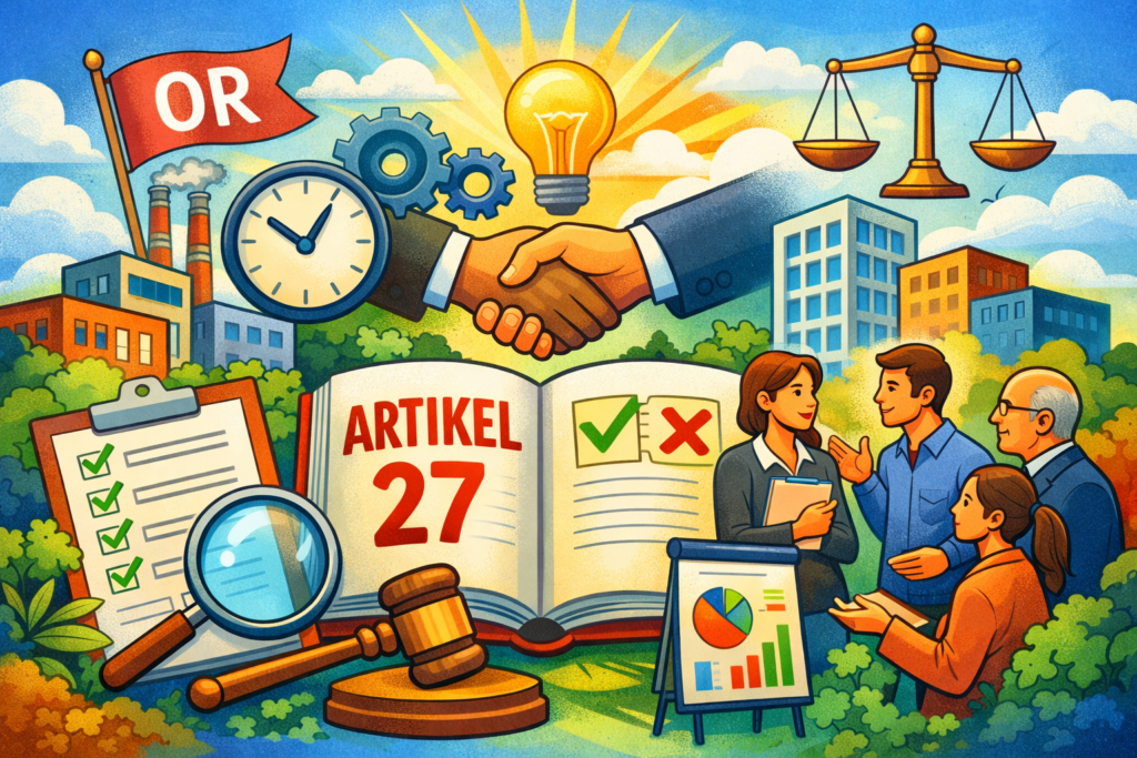 Wet op ondernemingsraden artikel 27